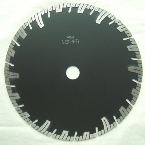 Diamond Saw  Blades. Hot Press Sintered, T-segmented turbo