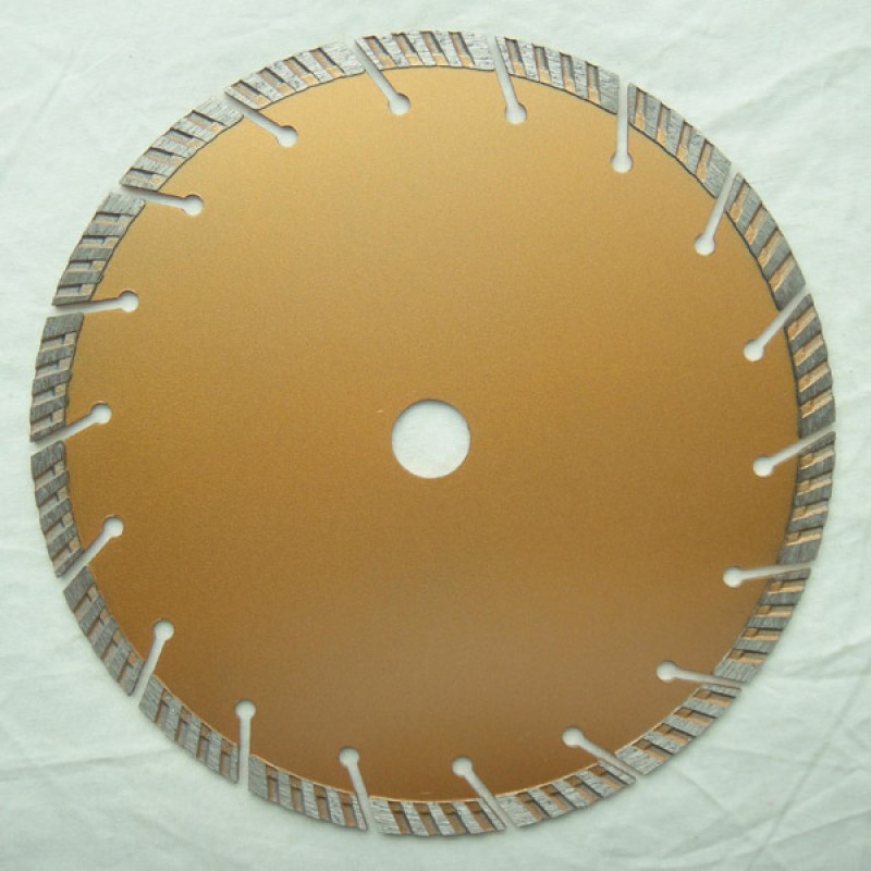 Diamond Saw  Blades. Sintered, segmented turbo