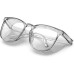 Safety Glasses, Fashionable Eye Protection Glasses With Clear Scratch Resistant Lenses, Great Safety Goggles For Women & Men