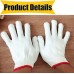 Hand Working Gloves Safety Grip Protection Work Gloves Men Women BBQ Thick Cotton (Pack of 6 Pairs)