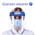 10 Pack Safety Clear Face Shield Anti Fog Face Shield for Women & Men Protective Face Shields